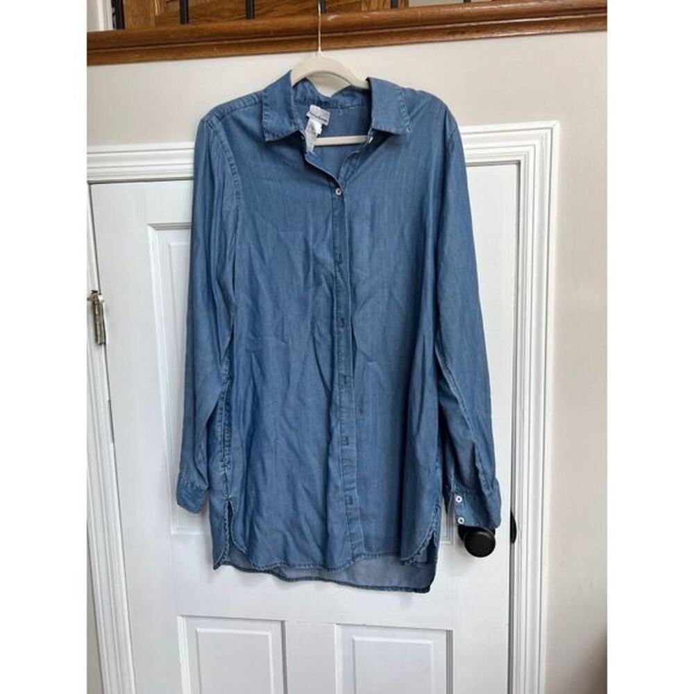 tommy bahama‎ woman’s tunic dress button up size large